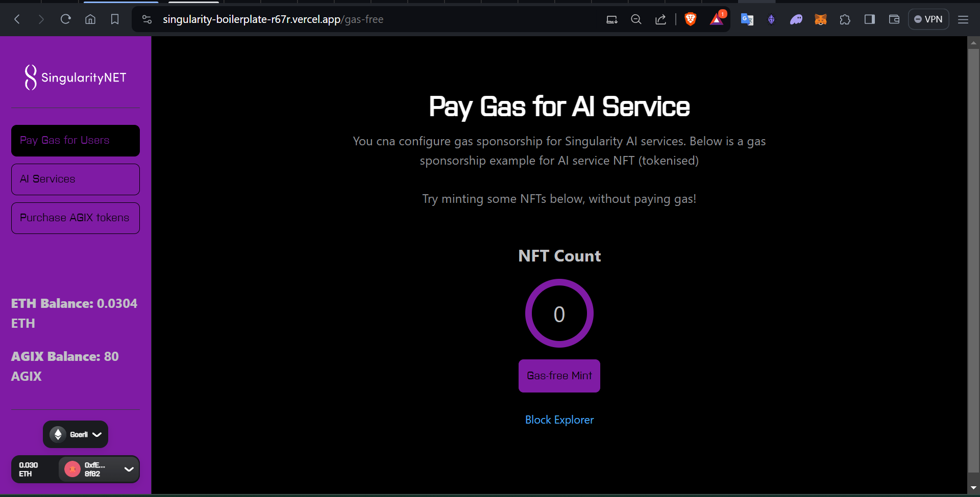 Singularity Net SDK